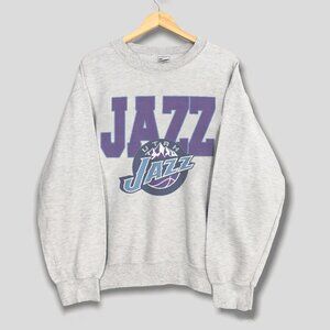 Vintage Utah Jazz Basketball Sweatshirt Retro 90s NBA Utah Jazz Unisex Shirt Tee